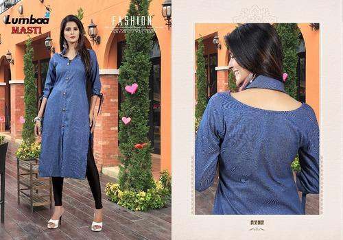 Designer Denim Kurti  by Ansh Creation