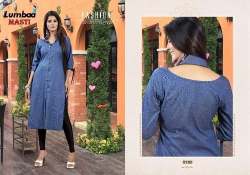 Designer Denim Kurti 
