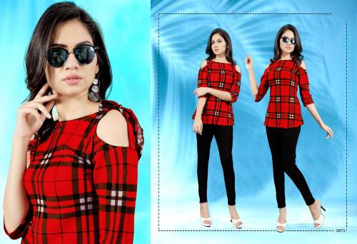Ladies Check Top