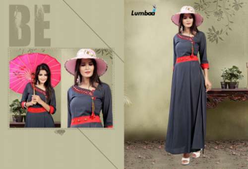 Rayon Long Kurtis Gown