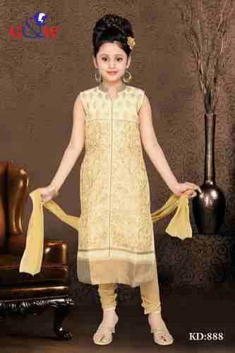 Fancy Embroidered Churidar Suit