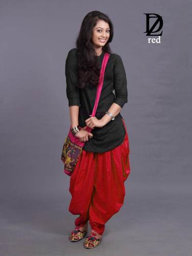 Designers Kurti Whit dhoti