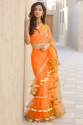 Fancy Net Sarees thumb 1