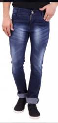 Mens Kstorm Slim Fit Dark Blue Jeans