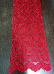 Net Embroidery Work Fabric