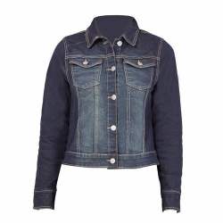 Ladies Full Sleeve Cropped Denim Jacket