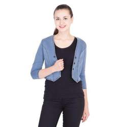 Ladies Light Blue Denim Jacket