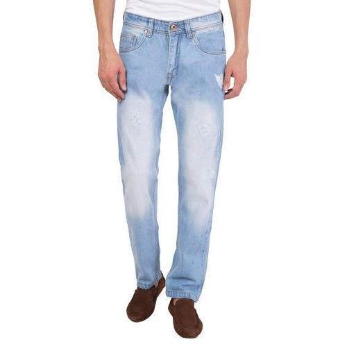 Mens Blue Ripped Jeans