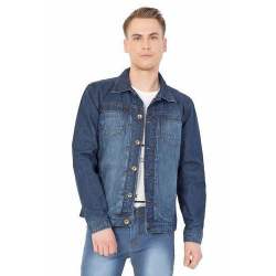 Mens Denim Dark Blue Jacket