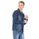Mens Denim Dark Blue Jacket thumb 1