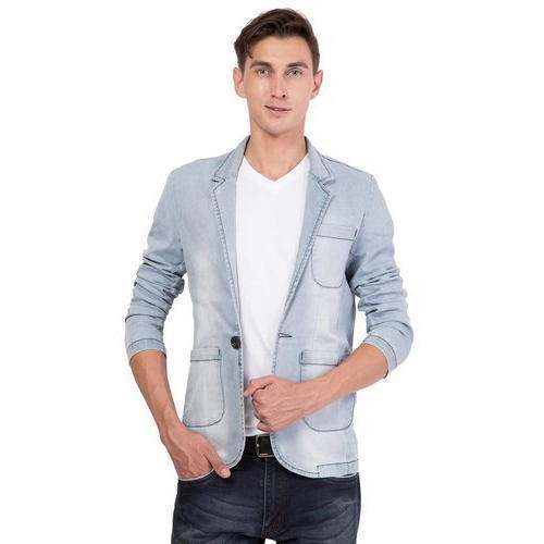 Mens Faded Denim Jacket