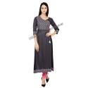 Jenifry Black Angarakha Kurti