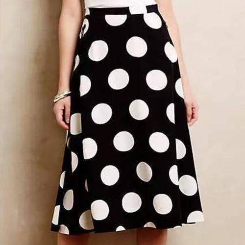 Ladies Polka Dot Cotton Skirt 