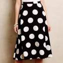 ladies-polka-dot-cotton-skirt