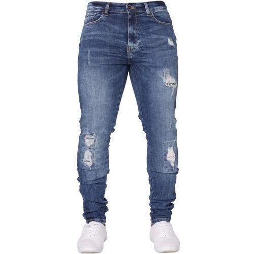 Mens Ripped Comfort Fit jeans