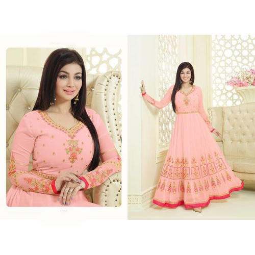 embroidery ready made dress by AM Collection
