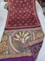 Khatushyam creation Ajrakh Silk Saree thumb 3