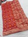 Pure Bandhani Dola Silk Saree For Women