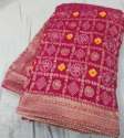 Pure Bandhani Dola Silk Saree For Women thumb 1