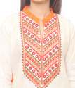 Cotton Printed Embroidered Kurti thumb 1