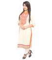 Cotton Printed Embroidered Kurti thumb 3