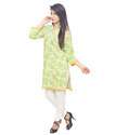 Green Printed Kurti
