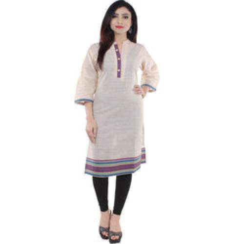 Ladies Cotton Long Kurti by Fateh Enterprise