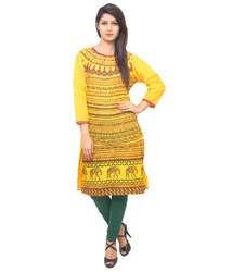 Ladies Cotton Long Kurti1