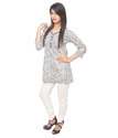 White Printed Kurti thumb 2
