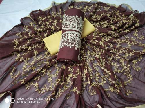 Cotton Blosam Embroidery Suit