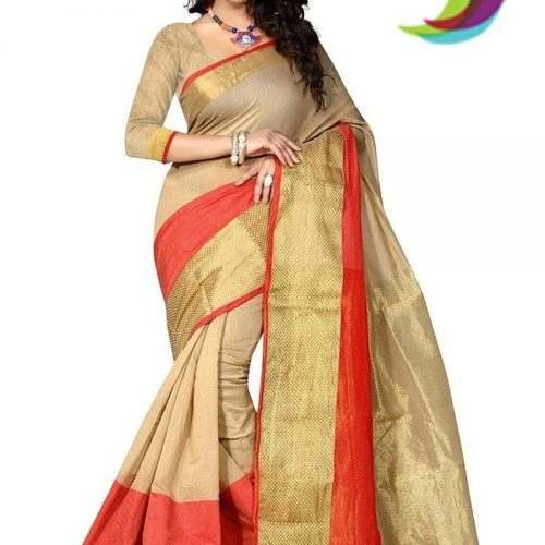 Party Wear Cotton Saree by Joshuahs