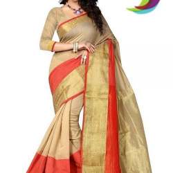 Party Wear Cotton Saree