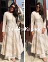 Off White Kurti Palazzo Set For Women