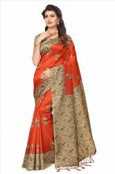 designer kalamkari printed saree