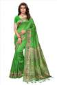green-kalamkari-saree