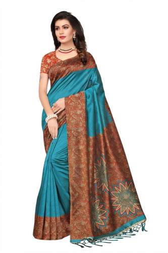 kalamkari printed saree
