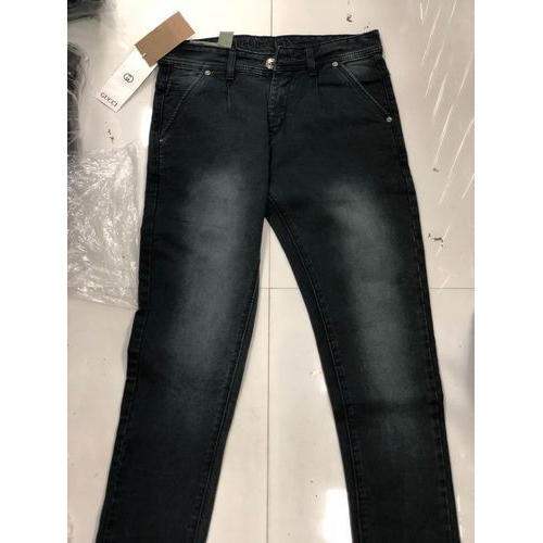 faded denim jeans