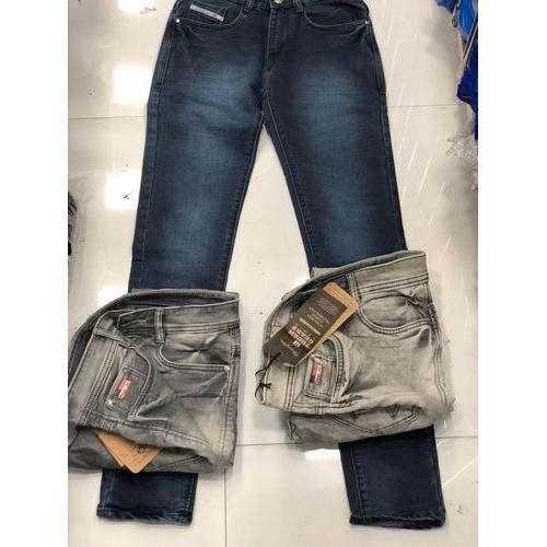 plain stretch jeans