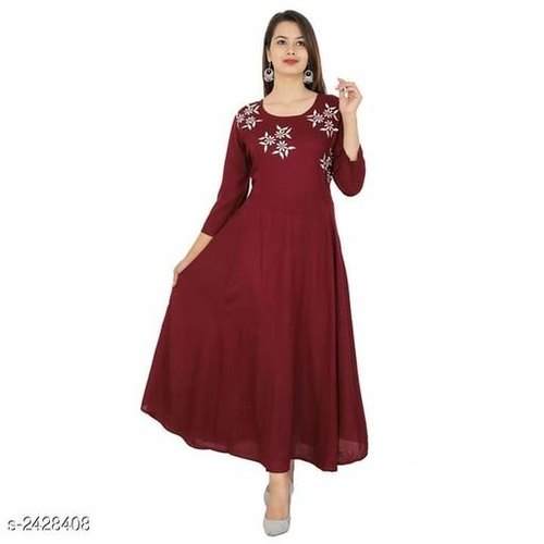 Fancy Long rayon Kurti