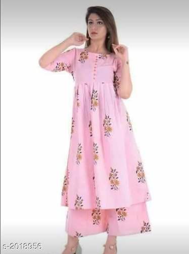Printed Kurti Plazo set