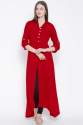 Rayon Front Slit Kurti thumb 1
