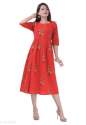 Stylish Cotton Anarkali kurti  thumb 4