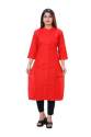 Stylish Plain Cotton Kurti 