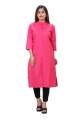 Stylish Plain Cotton Kurti  thumb 1