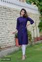 Stylish Plain Cotton Kurti  thumb 4