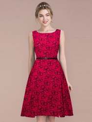 Party wear Red western Dress