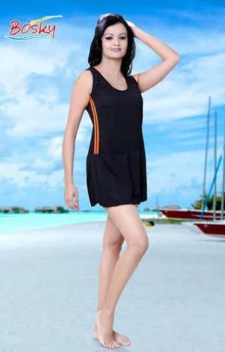 Black Swim Costume for Ladies  by Western Apparels