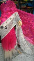 Designer Tussar Silk Kantha Saree