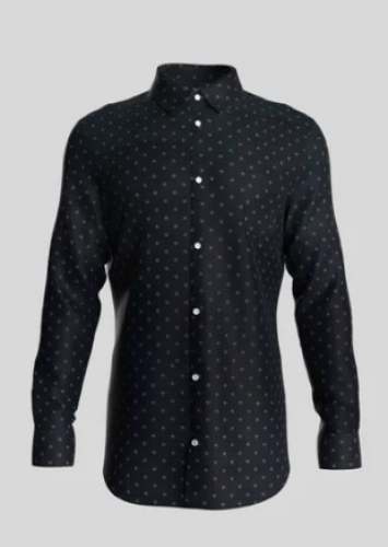 Casual Full Sleeve Cotton Printed Shirt For Men
