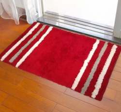 Cotton Stripes Rectangle Door Mat